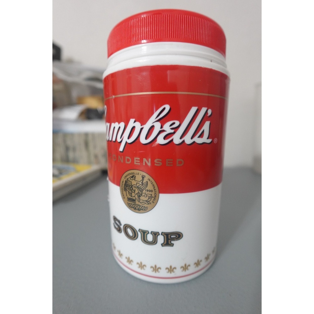 Campbell's Soup Vintage Thermos With Lid‎ Cup Lunch Hot Cold 11.5 OZ NO CUP EUC
